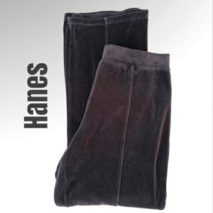 Hanes Velour Black Pant